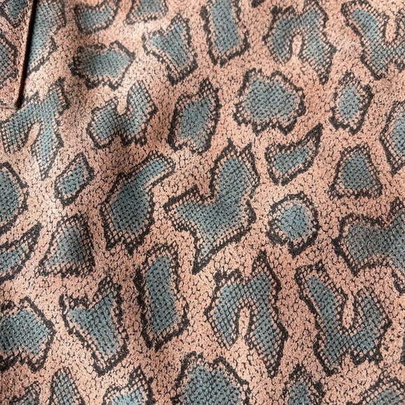 Anthropologie- Snake Leather Tote - Picture 8 of 12